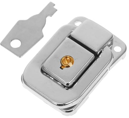 ASAKKURA Kofferschloss-überfalle Schlüsselriegel Riegel Mit Knebelverschluss Kleine Überfalle Für Koffer Schrank-überfalle Kofferschloss Gitarrenkoffer-verschluss Überfallschnalle Überfälle