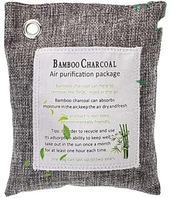 1 Piece Activated Bamboo Charcoal Air Purifier Bag for Car and Home, Removes Odors and Formaldehyde