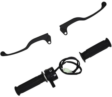XGdEKA Palanca de Freno del Interruptor de Control de empuñaduras de Mano para PW80 PW 80 PY80 Peewee DT80 y Motos de compatibles MX100 125 175