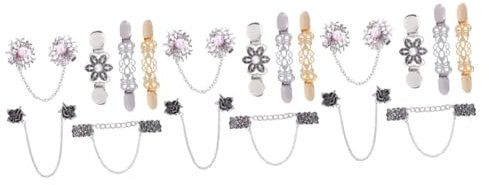 Beavorty 3 Ensembles Ensemble De 6 Pinces À Broches Bonnet Stitch Accessoires De Déguisements Mesdames Mignon Épingle À Nourrice Broche Chemise Broche De Vêtements Alliage 6 Pièces * 3