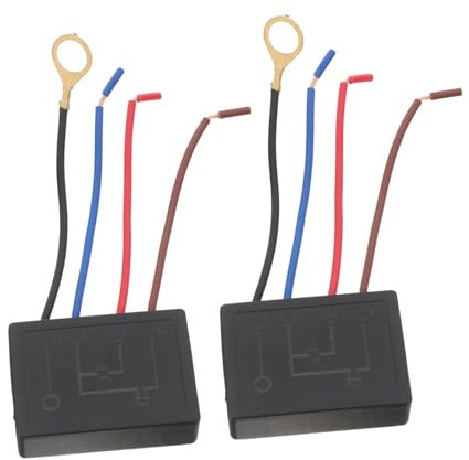 DIYEAH 2pièces Interrupteurs Tactiles Niveaux à Variateur Pour Lampe De Bureau Lot De Interrupteurs Électriques à Capteur Tactile Variateurs Intensité Installation Facile