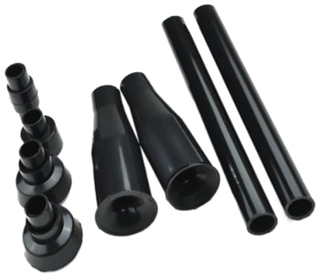 Schwarzes Kunststoff-Düsenset, 8-teilig, for Gartenteiche, Aquarien und Wasserspiele
