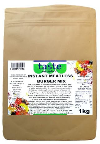 Instant Meatless Burger Mix Powder (5 x 1kg Packs)