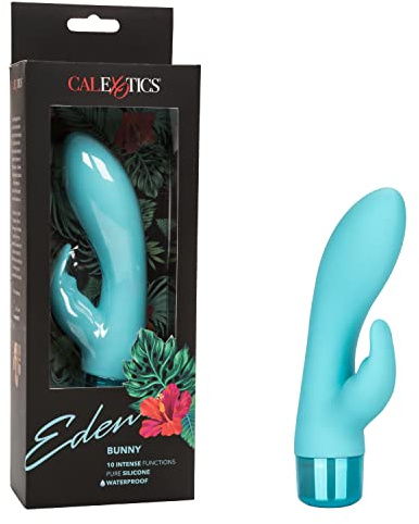 Eden Bunny Vibrator 10 Function Waterproof, Blue
