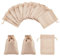nbeads 50 Stück Jute Geschenktüten, Kordelzug Taschen Beutelchen Jute Säcke Schmuck Beutel Geschenkbeutel Für Weihnachten Hochzeit Party DIY Craft, 13,5~14×9,5~10 cm Beige
