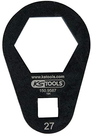 3/8 Einsteck-Ringschlüssel, extra flach, 27 mm