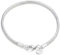 Happyyami Pulsera De Cadena De Serpiente De Chapada Plata Hombres y Mujeres Joyería Elegante Para Bodas y Cumpleaños Plateada