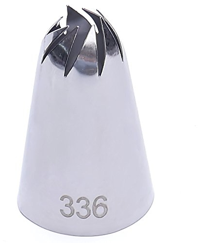Cake Piping Nozzles 3Pcs / Set # 1 M # 2D # 336 Cake Tips Set Cream Decoration Icing Piping Pastry Nozzles Cupcake Decorating Tool Bakeware (Color : 336)