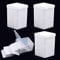 EBANKU 800 stück Wattepads Fusselfreie Pads Nail Cleaming Wipes Pads Tücher Nail Art Cotton Removers Baumwolle Fusselfreie Pads for Eyelash Extension Glue Nail Abwischbar