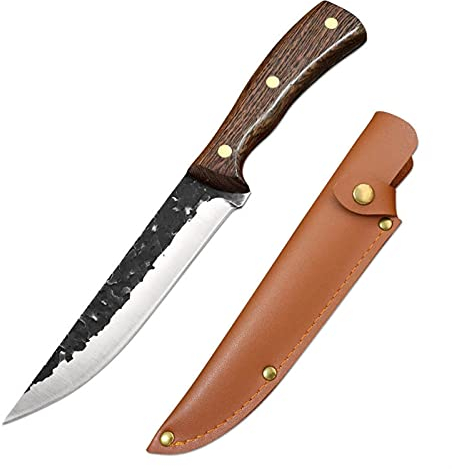 Coltello da cucina Forgiato a mano Forgiato BARGA BARTA BURNING SKINGING COLTELLO COLTELLO DI PENUT PARNE Taglierina Macellazione Coltello da cucina e pecore Pesce Taglio Strumenti in acciaio inox