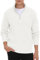 Hisir Men's Jumpers 1/4 Zip Tops Winter Warm Knit Polo Neck Jumper Long Sleeve Soft Cozy Turtle Neck Quarter Zip Knitwear Pullover Sweaters for Men (03 White, M)