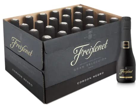 Freixenet mini Cordon negro - Cava Brut- Caja de 24 unidades de 200ml