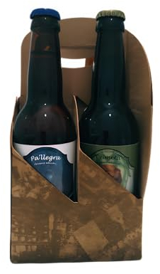 Cerveza Artesana Valles del Lúpulo, pack regalo degustación en botellas de 33 cl (4 botellas de 33 cl)