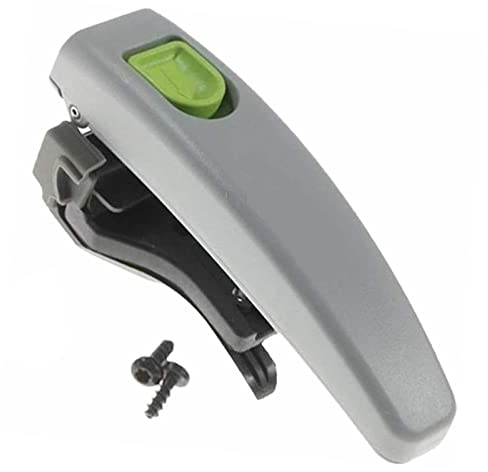 SPARES2GO Poignée compatible avec Tefal pour friteuse Actifry AL8000xx FZ700xx GH8000xx (Gris)