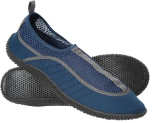 Mountain Warehouse Bermuda Men’s Aqua Shoe - Slip On Water Shoes, Lightweight Wet Shoes, Mesh Panel Swim Shoes - Spring Summer, Underwater Walks Protection Navy Adult Shoe Size 6