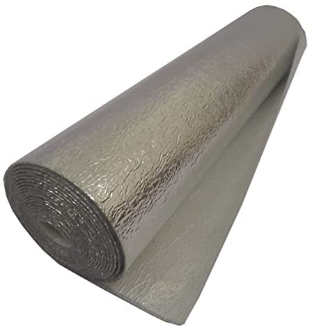 Stormguard 18SR7340047MSV Radiator Reflective foil Foam 47cm x 3mm, Silver, 4m x 470mm x3mm