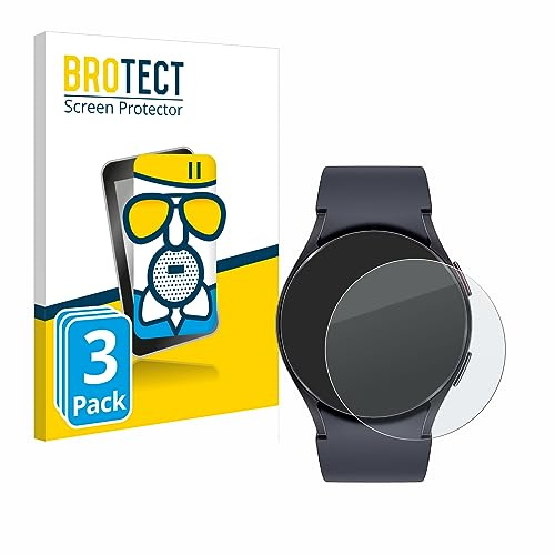 BROTECT Entspiegelungs Schutzglas für Samsung Galaxy Watch 6 (40 mm) (3 Stück) Schutzfolie Panzer Folie Glas Matt [Extrem Kratzfest 9H, Anti-Reflex]