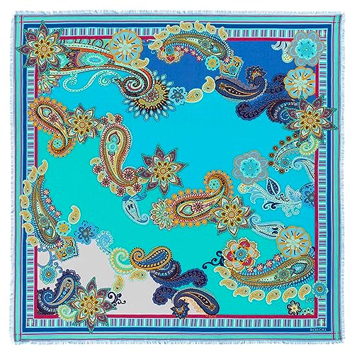 Roeckl Summer Vibes 130x130 Schal, Multi Blue, Standard