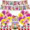 32 Pcs Karol G Singer Decoracion Cumpleaños,Suministros de fiesta de cumpleaños Singer Karol G, Suministros para Fiestas de Cantantes Temática，Globo del cantante，Fiesta de fans de cantantes