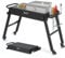 Grillwagen für Blackstone Grillplatte, tragbarer Grilltisch, passend für 43,2 cm oder 55,9 cm Tischgrill, faltbarer Ninja Woodfire Grill und Blackstone Grillständer für den Außenbereich mit Rädern