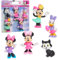 Just Play Coffret de 5 Mini-Figurines Minnie Mouse Disney Junior, Figurines à Collectionner de 4,3 à 6,9 cm de Haut, Jouets pour Enfants de 3 Ans et Plus