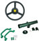 Kids Toys Climbing Frame Accessory Bundle Play Telescope Safety grab handles Steering wheel Tree house accessories Play Den (Pink)