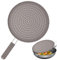 Splash Guard For Frying Pan, Frying Pan Splatter Guard, 11.81 Inch Silicone Grease Splatter Guard with Scald-proof Handle, Heat Resistant Oil Splash Guard for Cooking to Stop Hot Oil Splatter