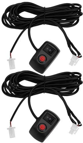 YINETTECH 2Pcs 12V 24V DC On/Off Momentary Switch Box for Lightbars Beacons Flashing LED Strobes for Recovery Truck Fog Driving Lights