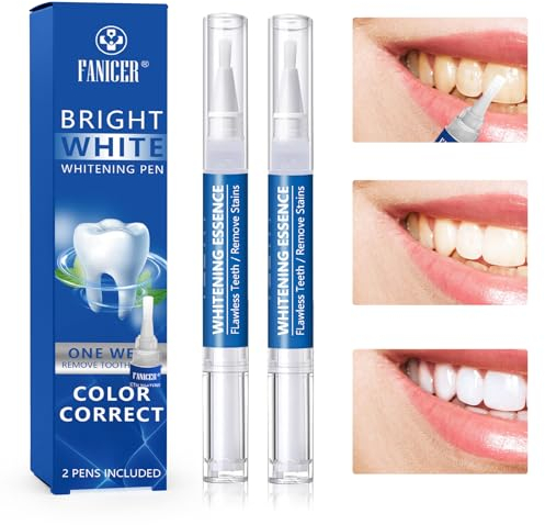 2 Stück Zahnaufhellung Stift,Zahnaufhellungsstift,Schnelles Bleaching Zähne Aufhellen,Zahnschonendes Effektiv für Teeth WhiteningZahnaufhellung Anwendungen,Teeth Whitening Pen