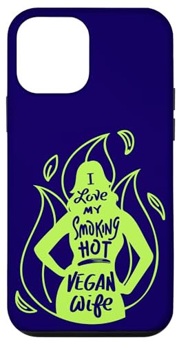 Vegans Veganismus Lustiges Zitat I Love My Smoking Hot Vegan Wife Hülle für iPhone 12 mini