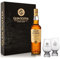 Glen Scotia Double Cask Single Malt Whisky Gift Set (46% ABV) | 70cl Bottle with 2 Glencairn Glasses | Award-Winning Campbeltown Whisky | First-Fill Bourbon & PX Sherry Casks |Notes of Toffee & Fudge