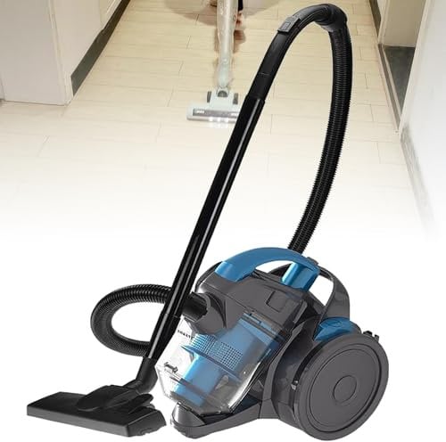 Aspiradora Cilíndrica Potente de 2000W, Aspiradora con Cable Multifunción, Capacidad de 1,8 Litros, Aspiradoras para el Cuidado del Piso, Bajo Ruido, Limpieza Multisuperficie, para Uso Doméstico, Piso