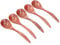 5 Pack Wooden Scoop Wide Mouth Rice Spoon Scoop Light Curved Handle Rice Cooker Spoon Rice Exquisite Long Soup Spoon Wood Spoon Coffee Scoops