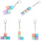 5 Pcs Keyboard Fidget Toy, Keyboard Fidget, Keyboard Clicker, Portable Detachable Keychain Clip Keycap, Suitable For Children And Adults To Relieve Stress