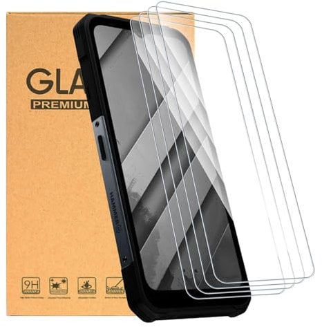 4-Pack Tempered Glass Screen Protector Compatible with Hammer Construction 2 5G, 9H Hardness, Ultra Clear, Anti-Scratch, Easy Installation, Case Friendly, Touch Sensitive