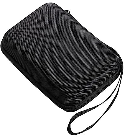 LAPYAPPE Portable Electronics Organizer Bag Zipper Storage Pouch for USB Cables Data Cables Power Banks and Accessories Stylish Compact Carrying Case for Travel Black
