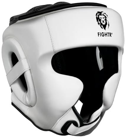 FIGHTR MMA Kopfschutz mit bestem Sitz für maximalen Schutz | Boxhelm Verstellbar für Sparring | für Boxen, MMA, Muay Thai, Kickboxen & Kampfsport