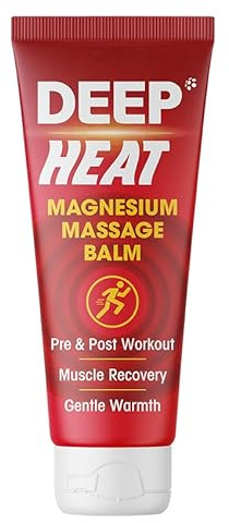 Deep Heat Magnesium Massage Balm, Muscle Recovery, Soothe Tired Muscles, 50 ml (Pack of 1)