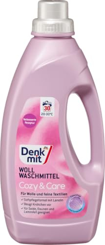 Cozy&Care Fine & Wool Detergent, 30 Wl - DM Germany Brand - Compatible with Denkmit - Fein-& Wollwaschmittel Cozy&Care, 30 Wl