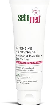 Sebamed Intensive Handcreme 75 ml, mit Panthenol-Komplex + Sheabutter, für raue, trockene und rissige Hände, intensiv pflegend und feuchtigkeitsspendend