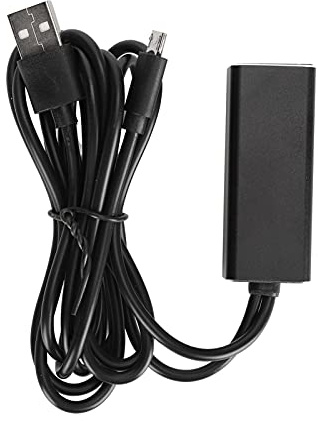 OPPWONG Adattatore da Micro USB a RJ45 Ethernet Connessione di Rete per Chiavetta TV Ad Alta velocità per Trasmissione a 10/100 Mbps, Plug and Play per Accesso Internet Stabile, Lega di Alluminio