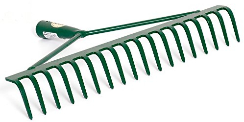 Rechen 18 Zinken 46,5 cm Rasenrechen Heurechen Harke K_103