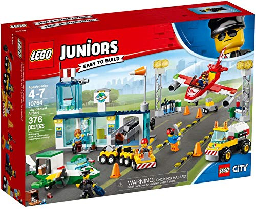 LEGO Juniors City Central Airport 10764 Building Kit (376 Piece)