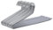 SONGMICS 20 Stück Hosenbügel aus Metall, Kleiderbügel mit offenem Ende und rutschfester Beschichtung, platzsparend, 38 cm breit, Grau CRI04G-20