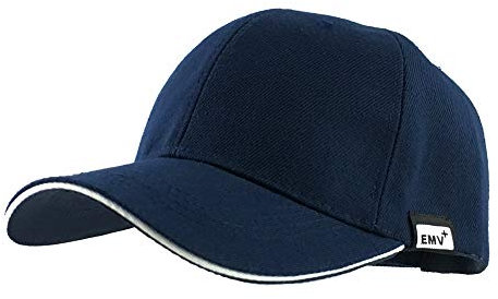 EMV+ Strahlenschutz Anti-Radiation Baseball Cap (Blau) mit Silberfaser blockiert Handy-Strahlung, WLAN und 5G