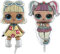 Toyland® Packung mit 2 35 LOL Go Go Gurl & Einhorn Puppenfolienballons