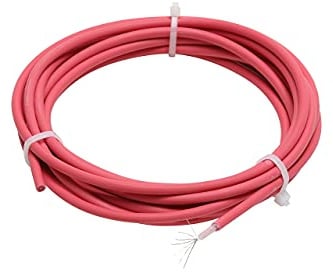 Mssoomm High Voltage Cable Wire, Rated Voltage 40KV OD 4.2mm 22AWG Length 2 Meter for Connection Laser Power Supply and Laser Tube of CO2 Laser Machine