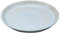 Vogeltränke/Teller/Untersetzer für Pflanzgefäße Blumentöpfe Blau Weiß Anthrazit glasiert aus Steinzeug 24cm - 42cm -frostfest- (24cm, Grau-Weiß)