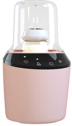 ChengBeautiful Chauffe-biberon Thermostat de Lait Thermostat Baby Bottle Stérilisateur Thermostat Stérilisateur Stérileur Intelligent Isolation (Couleur : Pink, Size : 12x12x25cm)