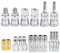 Raccordi per Compressore 1/4 BSP Attacco Rapido Pneumatico Kit Compressori Accoppiatore Aria Pneumatici Accessorio Aria Tubo Flessibile per Aria Compressa da Connettore Maschio Femmina (18 pièces)